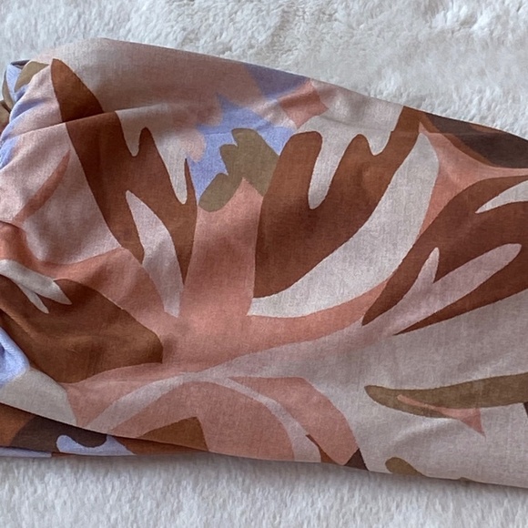 New! Stone Fox Swim Lele knotted bandeau top pastel petal 19662 - Picture 10 of 12